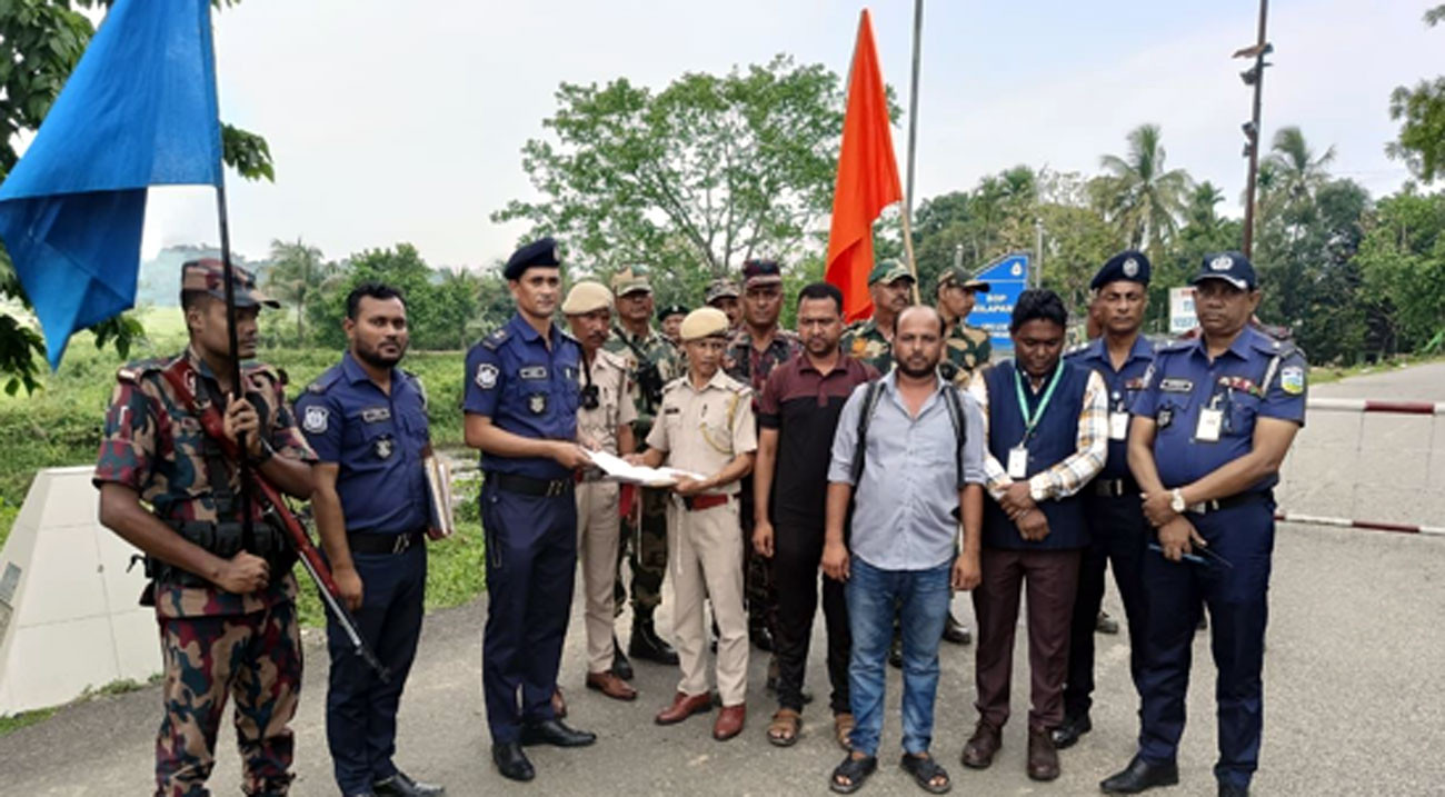 শেরপুর সীমান্ত দিয়ে বাংলাদেশি যুবকের লাশ হস্তান্তর