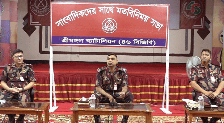 মৌলভীবাজারে ‘পুশ ইন’ বিষয়ে ৪৬ বিজিবি’র মতবিনিময়