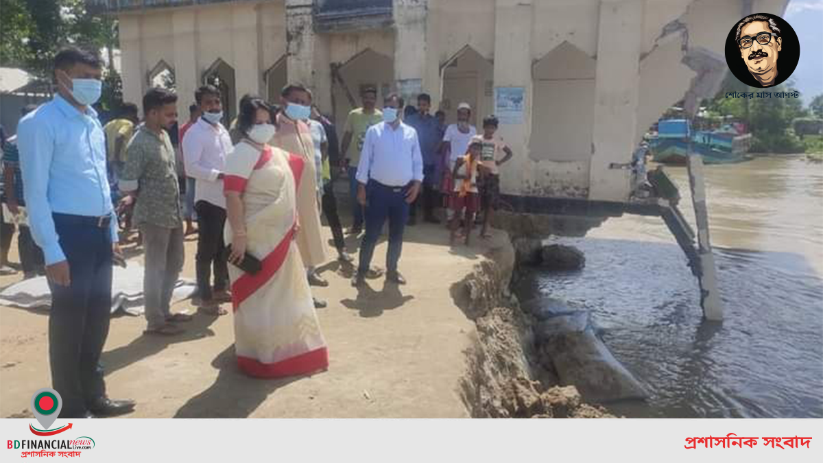 নদী ভাঙ্গনে ক্ষতিগ্রস্ত এলাকা পরিদর্শন করেন রাজবাড়ী জেলা প্রশাসক