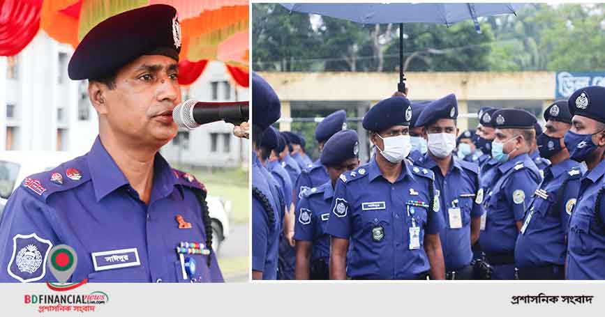 পিরোজপুর জেলা পুলিশের মাস্টার প্যারেড অনুষ্ঠিত