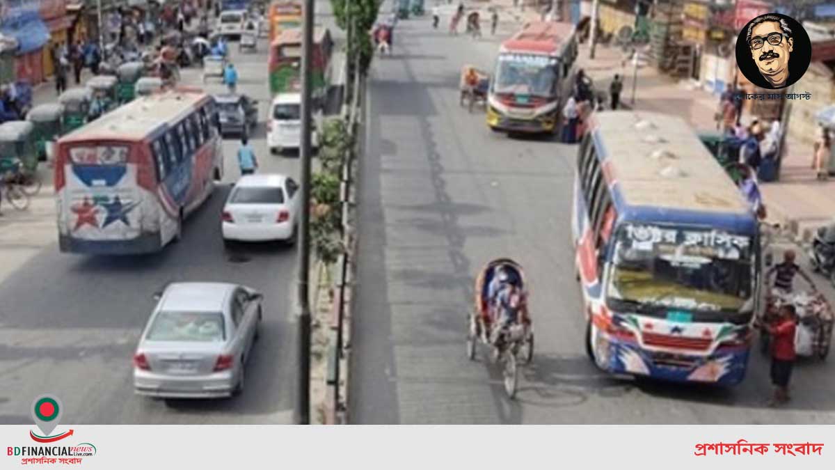 শতভাগ যাত্রী নিয়ে রাস্তায় অর্ধেক গণপরিবহন চলাচল শুরু