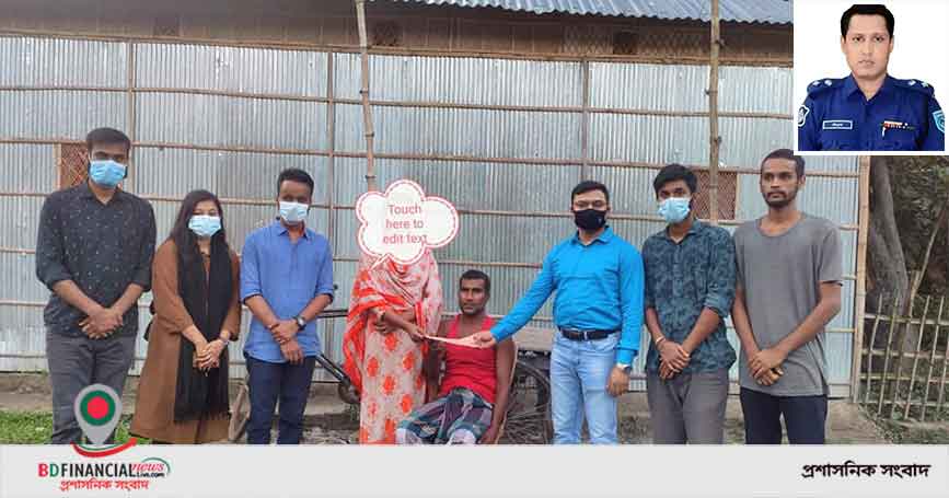 অদম্য গীতার পাশে এসপি বিপ্লব কুমার সরকার
