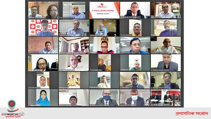 মিডল্যান্ড ব্যাংকের ৮ম বার্ষিক সাধারণ সভা অনুষ্ঠিত