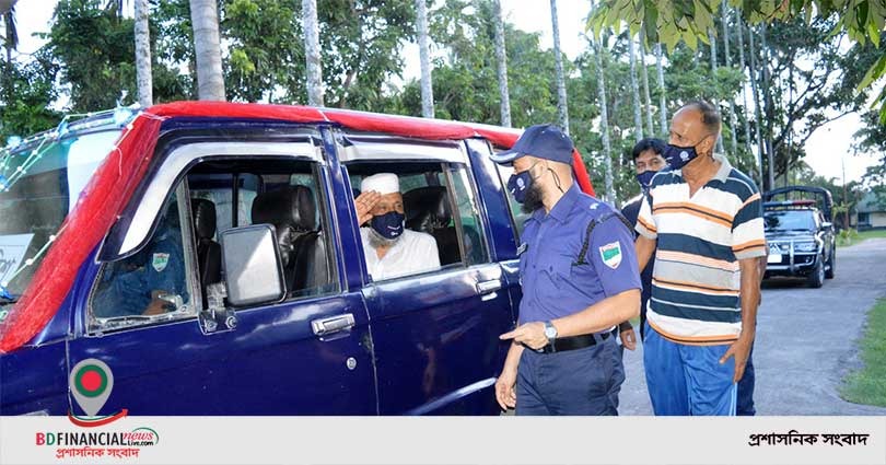 পিআরএলগমনকারী সহকর্মীকে  সুসজ্জিত গাড়িতে করে বাড়ি পৌঁছে দেওয়ার ব্যবস্থা করলেন যশোরের পুলিশ সুপার