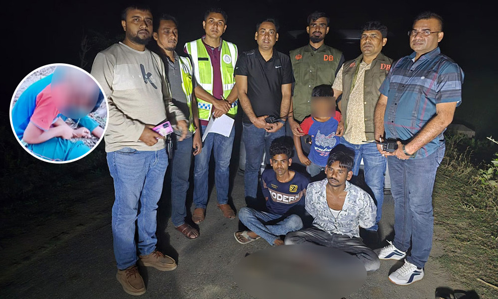নিজ সন্তানকে অপহরণের পর স্ত্রীর কাছে মুক্তিপণ দাবি, গ্রেপ্তার ২