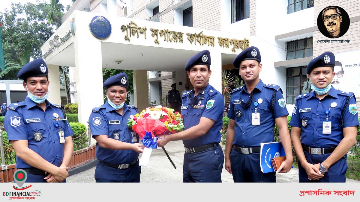 জয়পুরহাট জেলা পুলিশের ডিএসবি অফিস বার্ষিক পরিদর্শন করেন অ্যাডিশনাল ডিআইজি