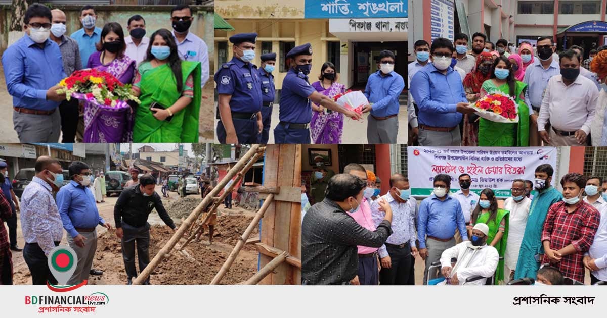 বগুড়ায় জেলা প্রশাসকের বিভিন্ন সরকারি দপ্তর ও উন্নয়ন প্রকল্প পরিদর্শন