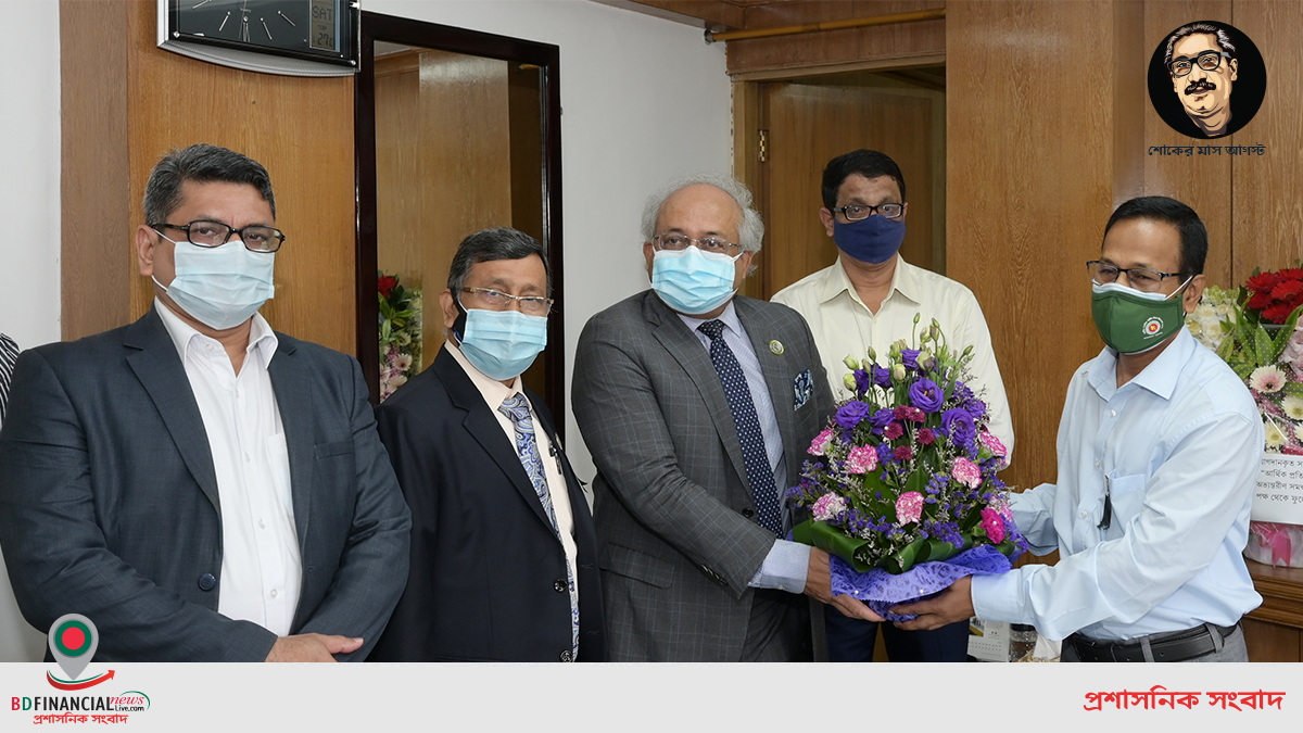 নবনিযুক্ত সচিব সলীম উল্লাহ’র সাথে অগ্রণী ব্যাংক এমডি এবং সিইও’র সৌজন্য সাক্ষাৎ