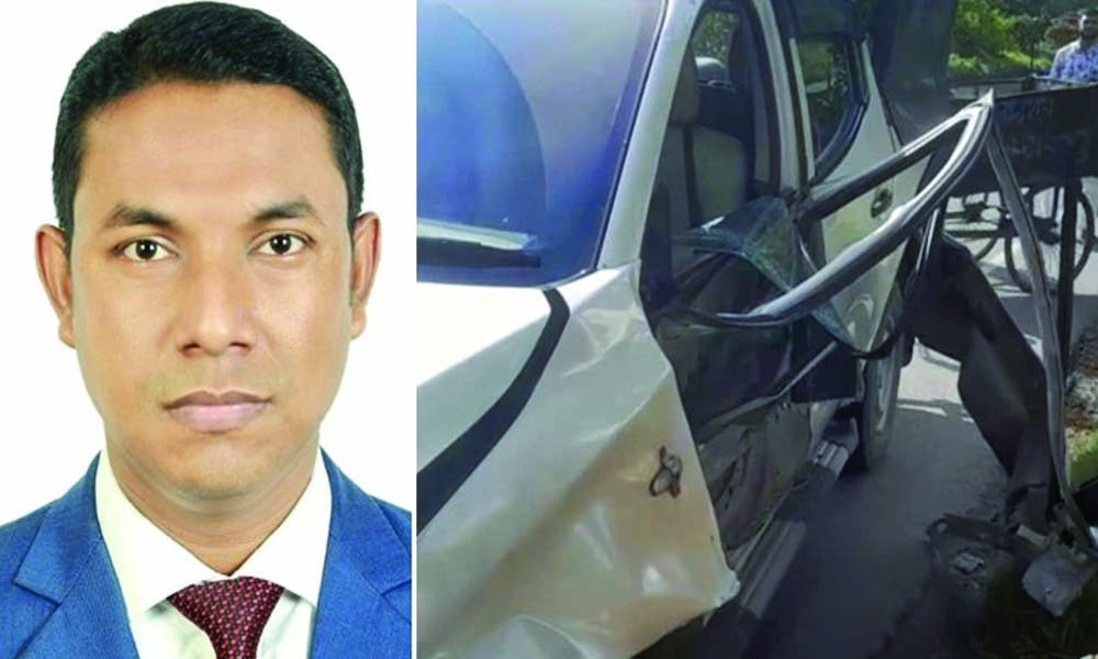 সড়ক দুর্ঘটনার কবলে মীরসরাইয়ের এসি ল্যান্ড