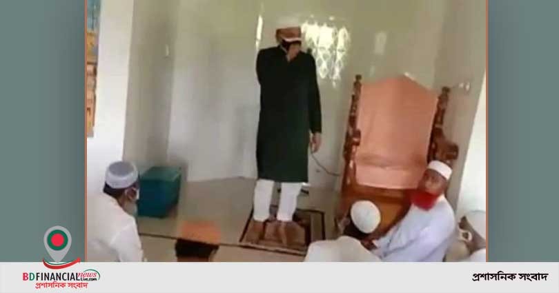 কিশোরগঞ্জে করোনা সংক্রমণ প্রতিরোধে মসজিদে মসজিদে পুলিশের প্রচারণা