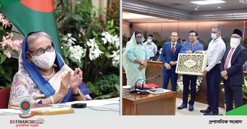 প্রধানমন্ত্রীর ত্রাণ তহবিলে এনআরবিসি ব্যাংকের কম্বল প্রদান