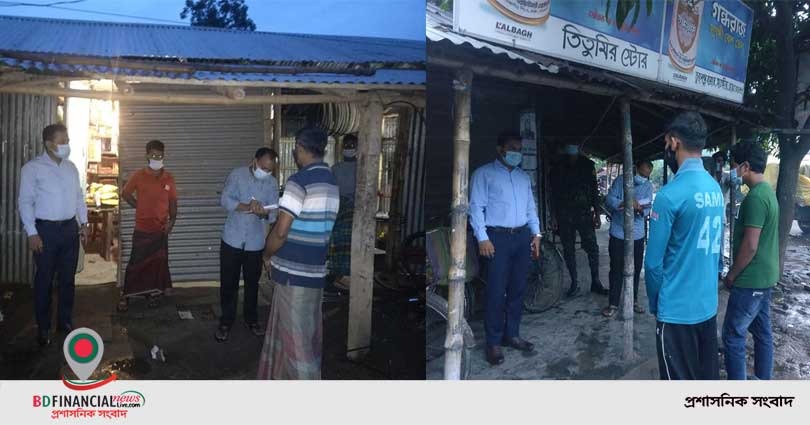 সাতক্ষীরায় লকডাউন বাস্তবায়নে ভ্রাম্যমণ আদালত পরিচালনা