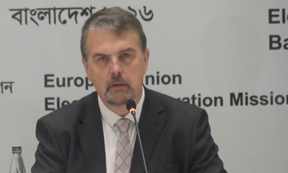 নির্বাচন গ্রহণযোগ্য হয়েছে : ইইউ পর্যেবক্ষক মিশন