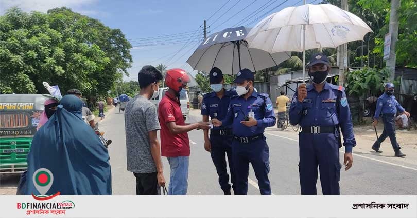 করোনাভাইরাস প্রতিরোধ কল্পে ফরিদপুর জেলা পুলিশের কার্যক্রম অব্যাহত