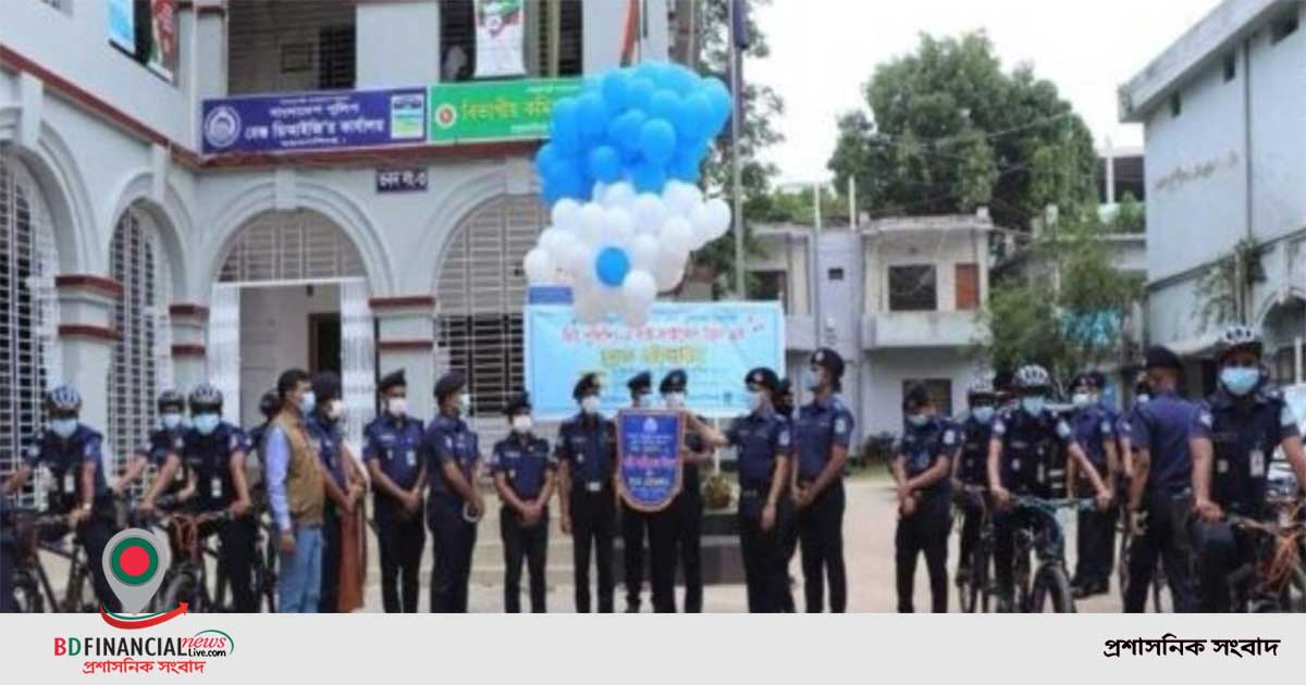 ময়মনসিংহে বিট পুলিশিংয়ে বাইসাইকেল টহল উদ্ধোধন