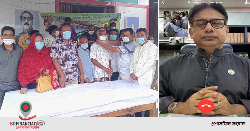 রূপসার শ্রীফলতলা ইউনিয়নে ‘সালাম মূশের্দী সেবা সংঘে’র মাক্স বিতরণ