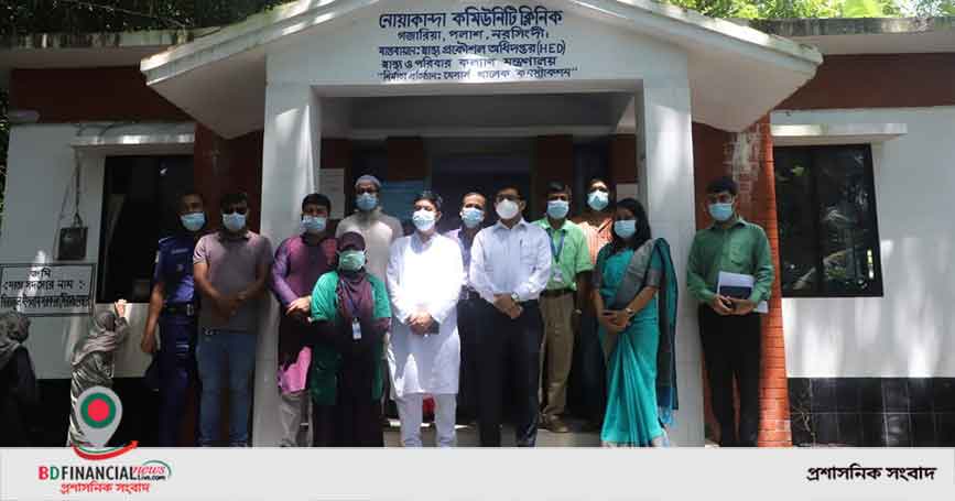 নরসিংদী জেলা প্রশাসক এঁর পলাশ উপজেলা সফর