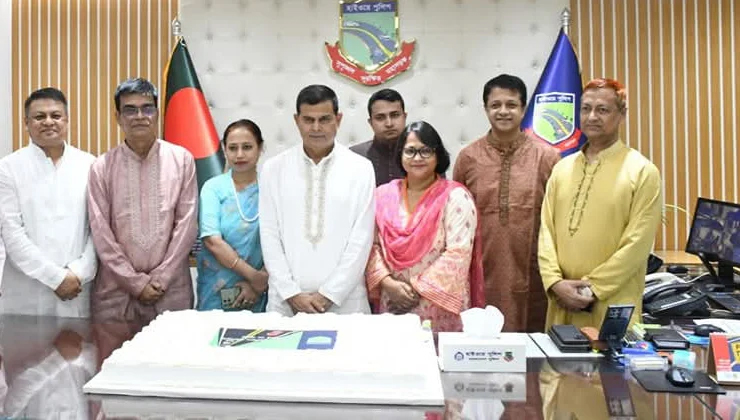 হাইওয়ে পুলিশের ২০তম প্রতিষ্ঠাবার্ষিকী উদযাপন