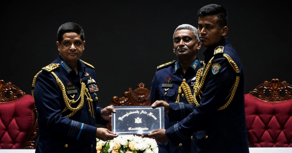ওসমানী স্বর্ণপদক পেলেন বিমান বাহিনী একাডেমির কৃতী কর্মকর্তারা