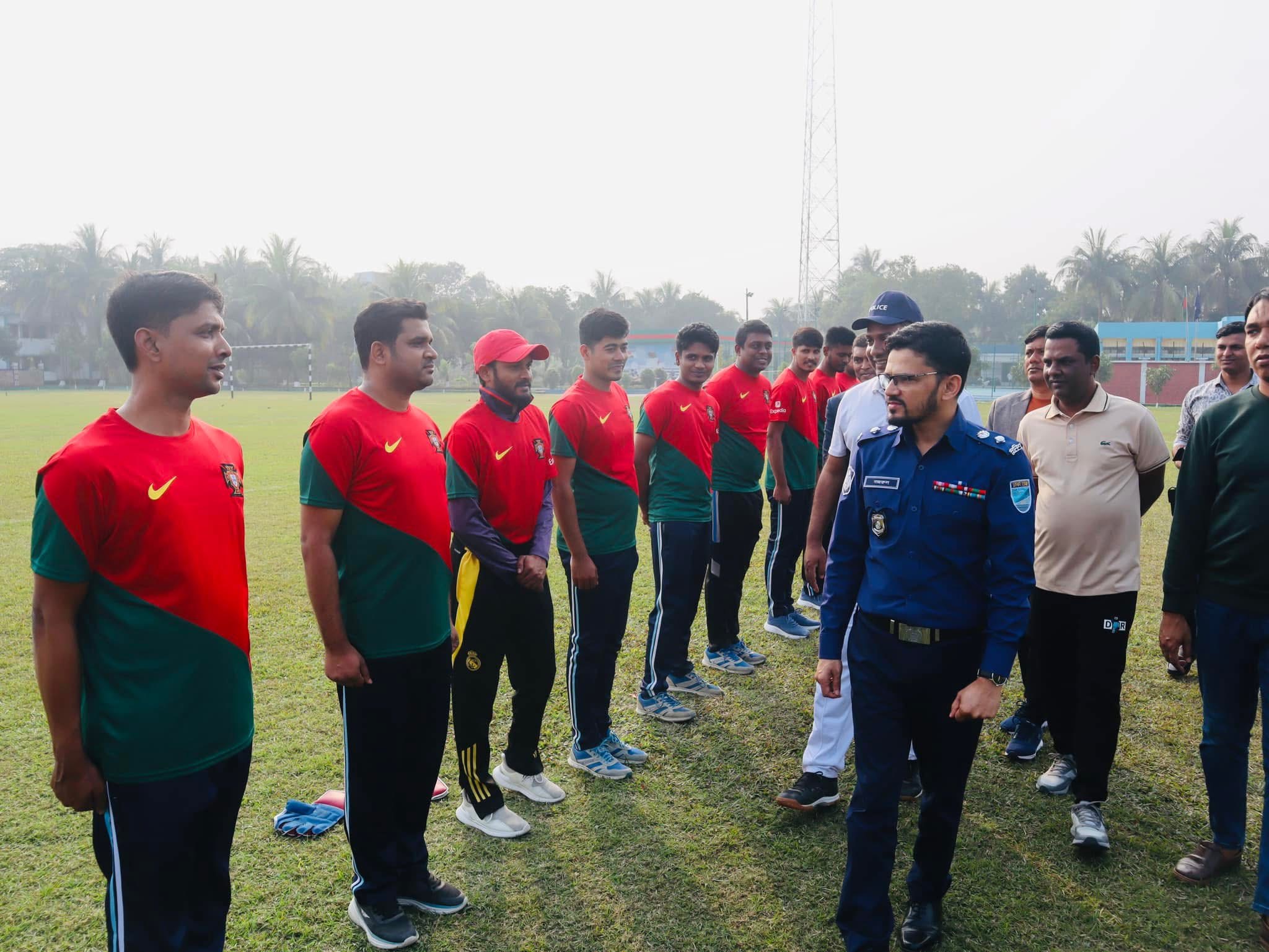 শরীয়তপুর জেলা পুলিশ সুপার কাপ ক্রিকেট টুর্নামেন্ট ২০২৫ শুভ উদ্বোধন অনুষ্ঠান অনুষ্ঠিত