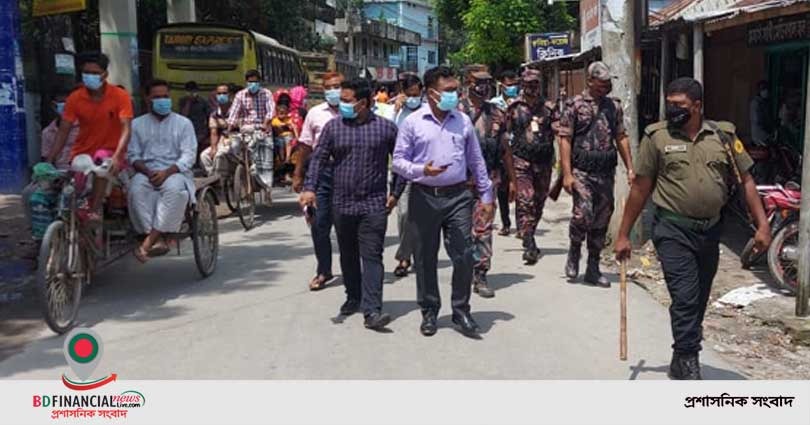 পাবনায় স্বাস্থ্যবিধি প্রতিপালন নিশ্চিত করতে ভ্রাম্যমাণ আদালতের ৯০ মামলায় ১ লাখ ৮০ হাজার ৮০০ টাকা জরিমানা