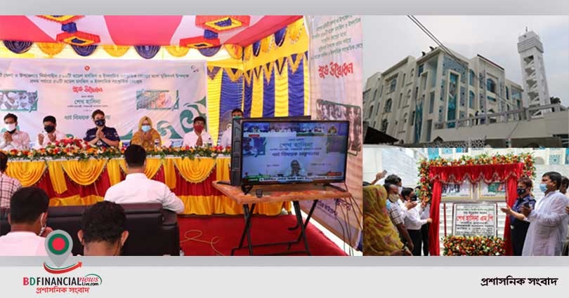 চুয়াডাঙ্গায় ভিডিও কনফান্সের মাধ্যমে প্রধানমন্ত্রীর মডেল মসজিদের উদ্বোধন