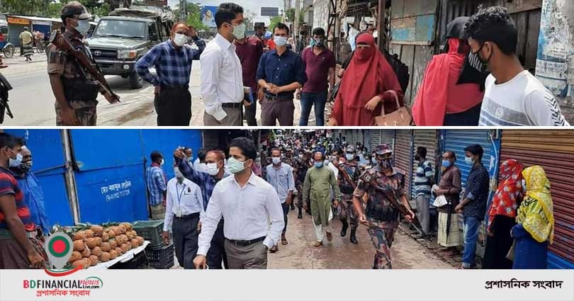 বাগেরহাটে সরকার ঘোষিত বিধিনিষেধ বাস্তবায়নে ভ্রাম্যমাণ আদালতের ৬৪ মামলা