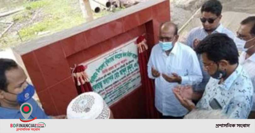 নাটোরে মুক্তিযোদ্ধা কমপ্লেক্স ভবন নির্মাণ কাজের উদ্বোধন