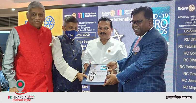 রোটারি ইন্টারন্যাশনাল কোভিড-১৯ হিরু এওয়ার্ডে ভূষিত হন এমপি নজরুল ইসলাম বাবু