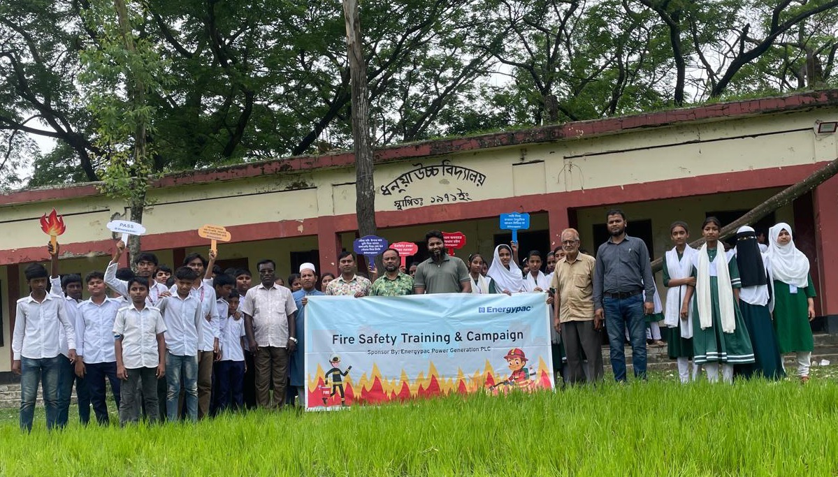 এনার্জিপ্যাকের অগ্নি নিরাপত্তা ক্যাম্পেইন, প্রশিক্ষণে অংশ নিলেন ৩১০ জন