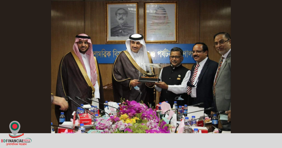 বিমান প্রতিমন্ত্রীর সঙ্গে সৌদি আরবের পরিবহন মন্ত্রীর সাক্ষাৎ