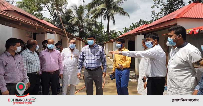 ত্রিশালে বিভিন্ন উন্নয়ন কর্মকান্ড পরিদর্শনে ময়মনসিংহের ডিসি এনামুল হক