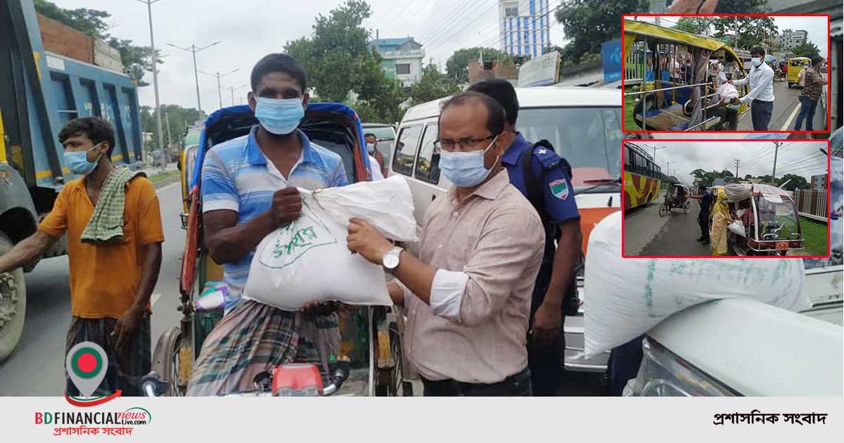 মাগুরায় প্রধানমন্ত্রীর উপহার খাদ্যসামগ্রী বিতরণ