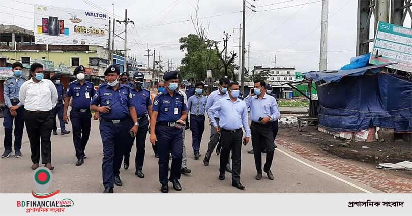 পটুয়াখালীতে লকডাউন বাস্তবায়নে তৎপর জেলা প্রশাসক ও পুলিশ সুপার