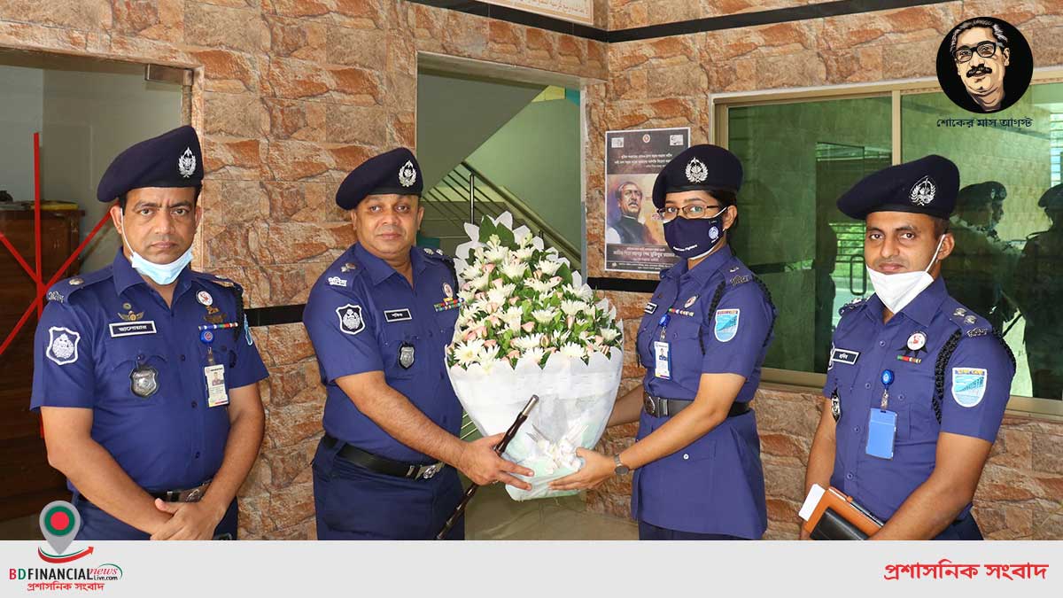 গাজীপুর সদর সার্কেল বার্ষিক পরিদর্শন করেন পুলিশ সুপার