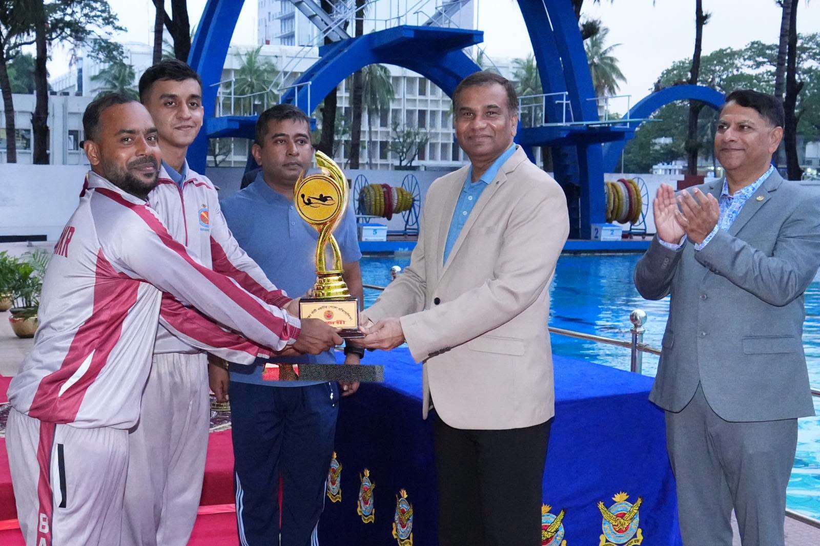 বাংলাদেশ বিমান বাহিনীর আন্তঃঘাঁটি সাঁতার ও ওয়াটার পোলো প্রতিযোগিতা-২০২৬ সমাপ্ত