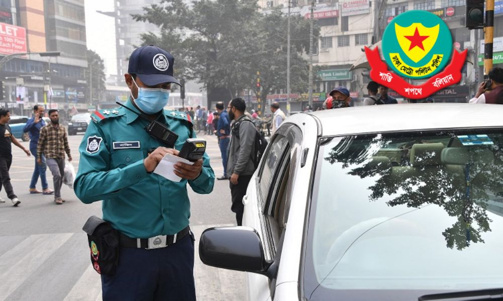 রাজধানীতে ট্রাফিক আইন লঙ্ঘনে ৩ দিনে ৩০৮৮ মামলা