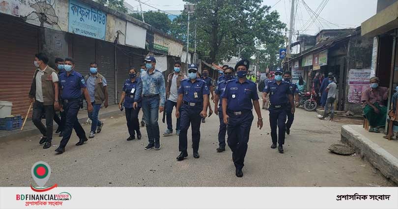 করোনা সংক্রমণ রোধে রাজশাহী জেলা পুলিশ তৎপর