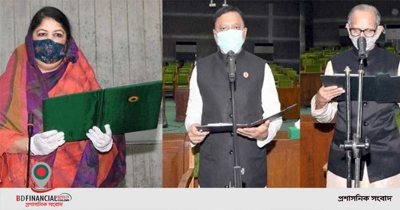 এমপি হিসেবে শপথ নিলেন মিন্টু ও হাসেম খান