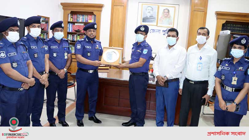 ঢাকা জেলা পুলিশ অফিস অর্ধ বার্ষিক এবং জেলা বিশেষ শাখা এর বার্ষিক পরিদর্শন অনুষ্ঠিত