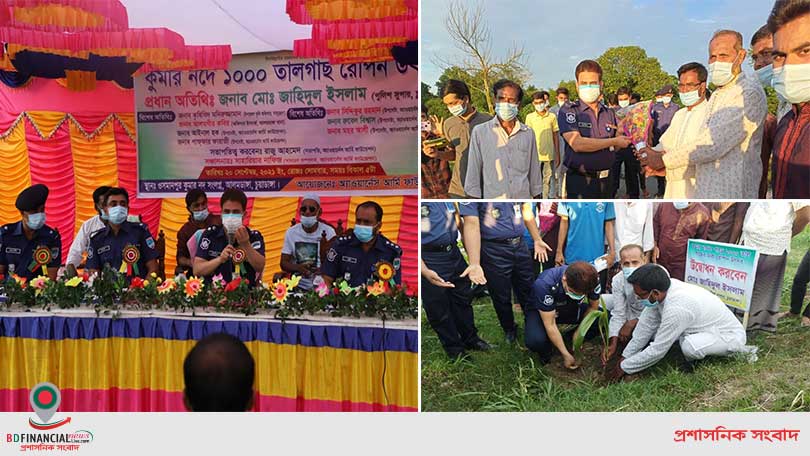 "বজ্রপাত জনিত মৃত্যুর হার কমানোর প্রধান সহায়ক হল তালগাছ": এসপি জাহিদুল ইসলাম