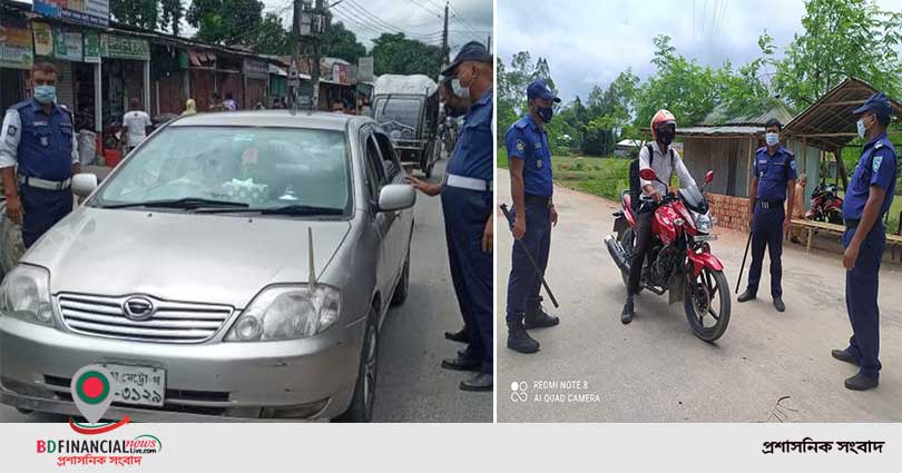 নীলফামারী জেলা পুলিশের জেলা জুড়ে কর্মতৎপরতা