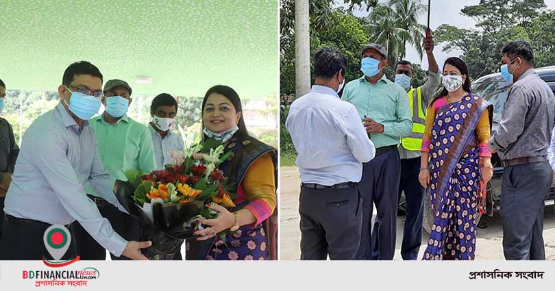 ভূমি অধিগ্রহণ ইউটিলিটি স্থানান্তর প্রকল্প এলাকা পরিদর্শন
