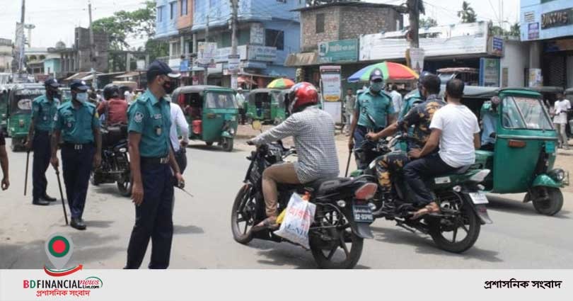 ট্রাফিক পক্ষের ৩য় দিনে সিলেটে  ১০২  মামলা ও ৯৪ যানবাহন আটক