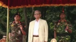 বঙ্গভবনে রাষ্ট্রপতি মির্জা ফখরুল ইসলাম আলমগীরকে গার্ড অব অনারে বরণ