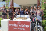 সাতক্ষীরায় ৬ কোটি টাকার ‘কুশ’ জব্দ, মোটরসাইকেলসহ ১ জনকে আটক করেছে বিজিবি
