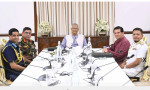 প্রধান উপদেষ্টার সঙ্গে ৩ বাহিনীর প্রধানের সাক্ষাৎ, নির্বাচন প্রস্তুতি নিয়ে আলোচনা